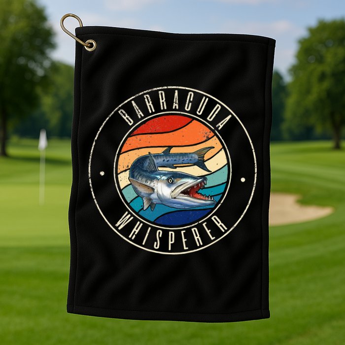 Barracuda Whisperer Golf Towel