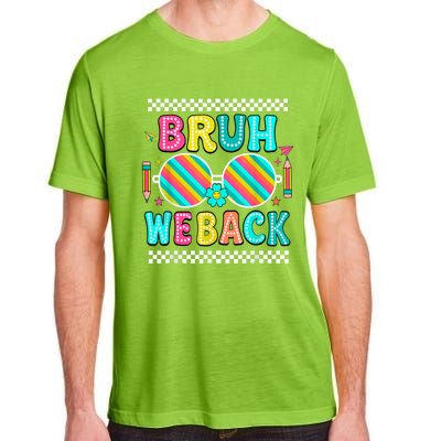 Bruh We Back To School Cute Color Bright Doodle Adult ChromaSoft Performance T-Shirt