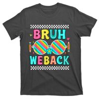 Bruh We Back To School Cute Color Bright Doodle T-Shirt