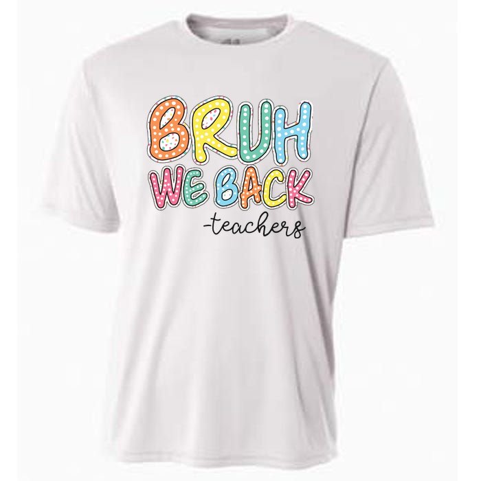 Bruh We Back Retro Back To School Cooling Performance Crew T-Shirt