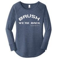 Bruh WeRe Back Teachers First Day Back To School Gift Women's Perfect Tri Tunic Long Sleeve Shirt