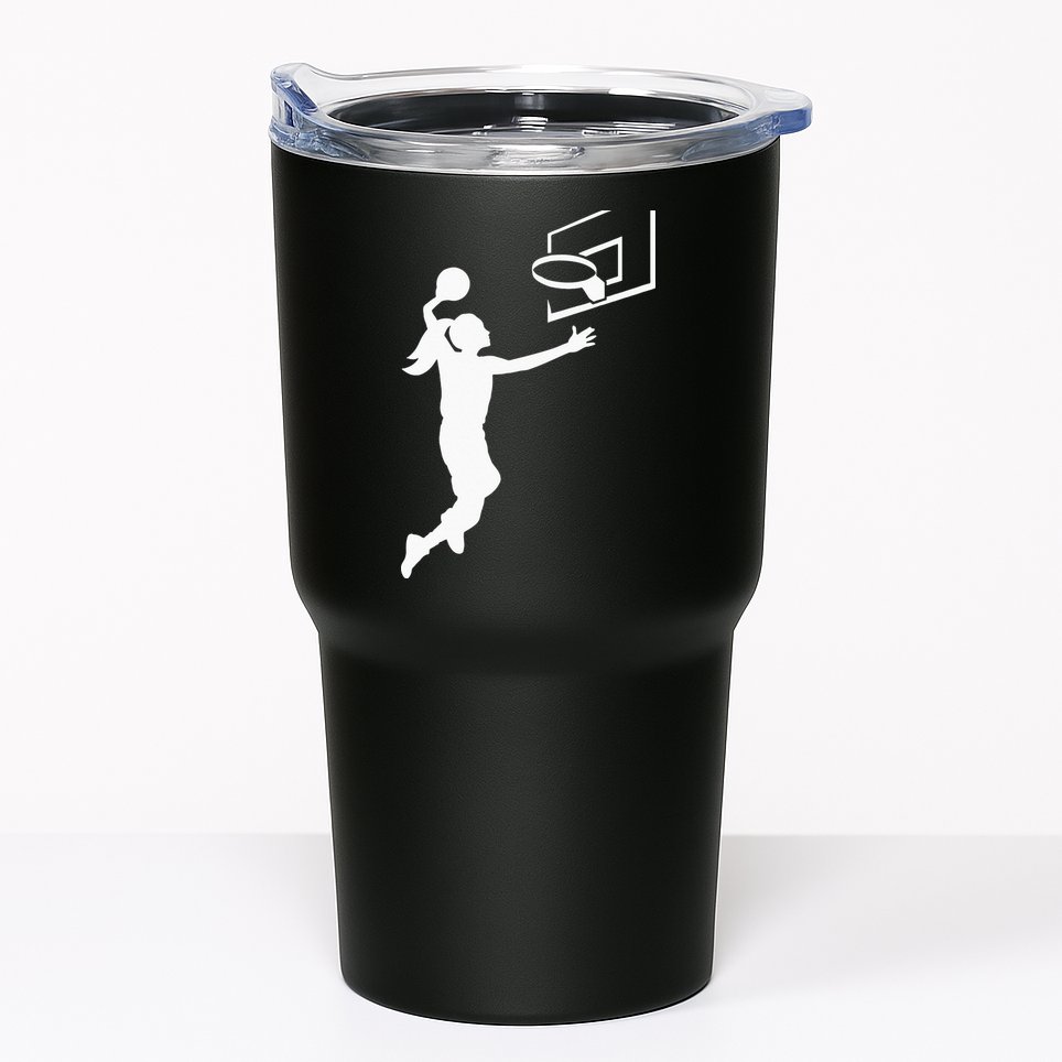 Basketball Woman BBall Tumbler