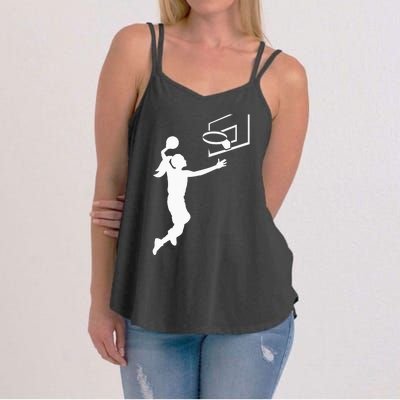 Basketball Woman BBall Women's Strappy Tank