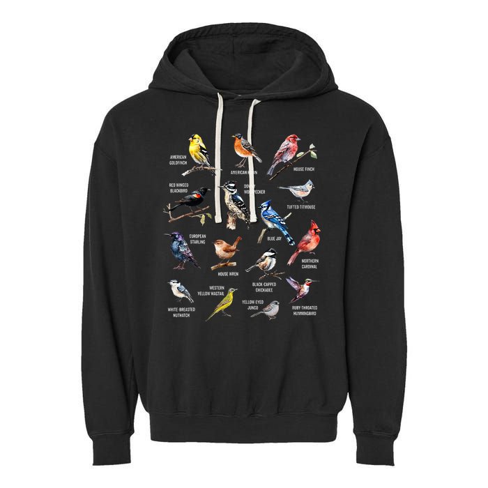 Bird Watching Bird Watcher Bird Lover Birder Birding Nerd Garment-Dyed Fleece Hoodie