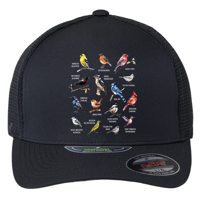 Bird Watching Bird Watcher Bird Lover Birder Birding Nerd Flexfit Unipanel Trucker Cap
