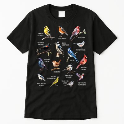 Bird Watching Bird Watcher Bird Lover Birder Birding Nerd Tall T-Shirt