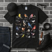 Bird Watching Bird Watcher Bird Lover Birder Birding Nerd Tall T-Shirt