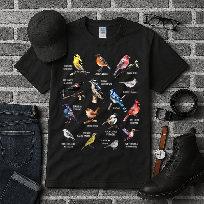 Bird Watching Bird Watcher Bird Lover Birder Birding Nerd Tall T-Shirt