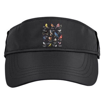 Bird Watching Bird Watcher Bird Lover Birder Birding Nerd Adult Drive Performance Visor