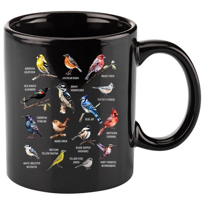 Bird Watching Bird Watcher Bird Lover Birder Birding Nerd 11oz C Handle Ceramic Mug