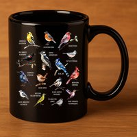 Bird Watching Bird Watcher Bird Lover Birder Birding Nerd 11oz C Handle Ceramic Mug