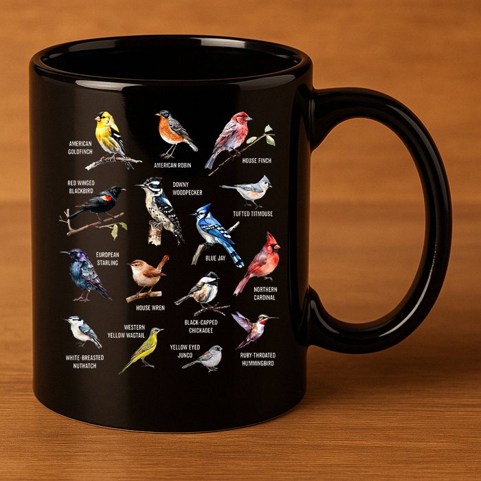 Bird Watching Bird Watcher Bird Lover Birder Birding Nerd 11oz C Handle Ceramic Mug