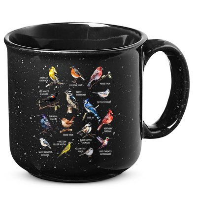 Bird Watching Bird Watcher Bird Lover Birder Birding Nerd 15oz Campfire Ceramic Mug