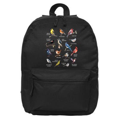 Bird Watching Bird Watcher Bird Lover Birder Birding Nerd 16 in Basic Backpack