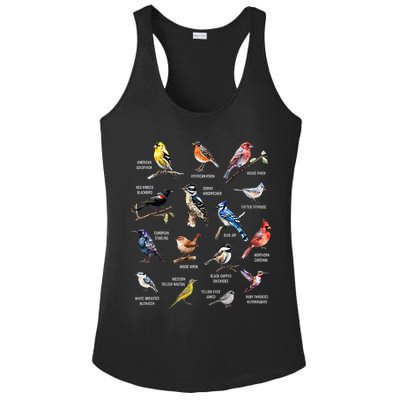 Bird Watching Bird Watcher Bird Lover Birder Birding Nerd Ladies PosiCharge Competitor Racerback Tank