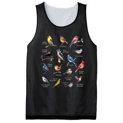 Bird Watching Bird Watcher Bird Lover Birder Birding Nerd Mesh Reversible Basketball Jersey Tank