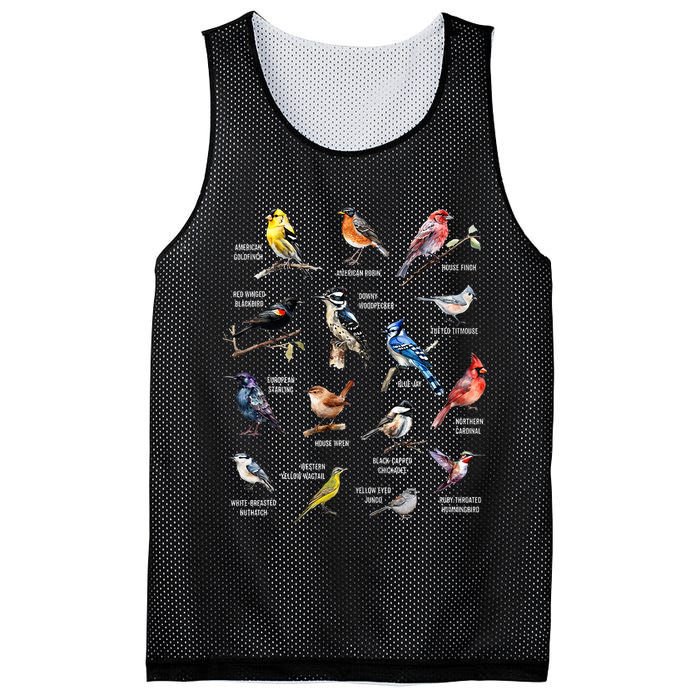 Bird Watching Bird Watcher Bird Lover Birder Birding Nerd Mesh Reversible Basketball Jersey Tank