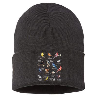 Bird Watching Bird Watcher Bird Lover Birder Birding Nerd Sustainable Knit Beanie