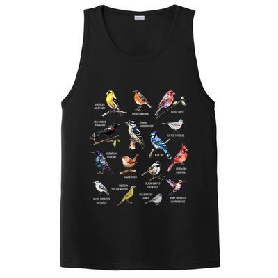 Bird Watching Bird Watcher Bird Lover Birder Birding Nerd PosiCharge Competitor Tank