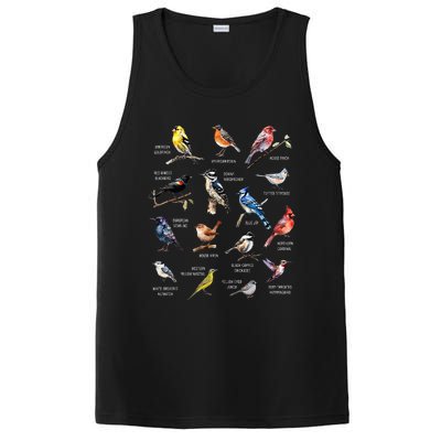 Bird Watching Bird Watcher Bird Lover Birder Birding Nerd PosiCharge Competitor Tank