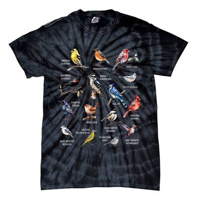 Bird Watching Bird Watcher Bird Lover Birder Birding Nerd Tie-Dye T-Shirt