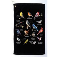 Bird Watching Bird Watcher Bird Lover Birder Birding Nerd Golf Towel