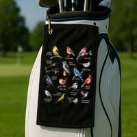 Bird Watching Bird Watcher Bird Lover Birder Birding Nerd Golf Towel