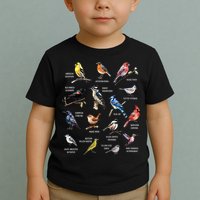 Bird Watching Bird Watcher Bird Lover Birder Birding Nerd Toddler T-Shirt