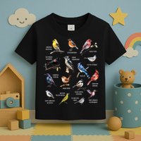 Bird Watching Bird Watcher Bird Lover Birder Birding Nerd Toddler T-Shirt