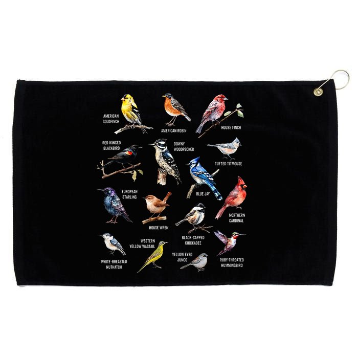 Bird Watching Bird Watcher Bird Lover Birder Birding Nerd Grommeted Golf Towel