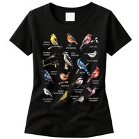 Bird Watching Bird Watcher Bird Lover Birder Birding Nerd Womens T-Shirt