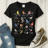 Bird Watching Bird Watcher Bird Lover Birder Birding Nerd Womens T-Shirt