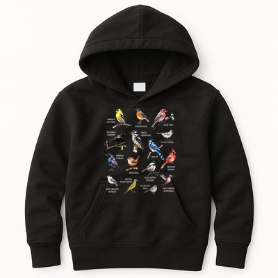 Bird Watching Bird Watcher Bird Lover Birder Birding Nerd Kids Hoodie