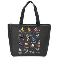 Bird Watching Bird Watcher Bird Lover Birder Birding Nerd Zip Tote Bag
