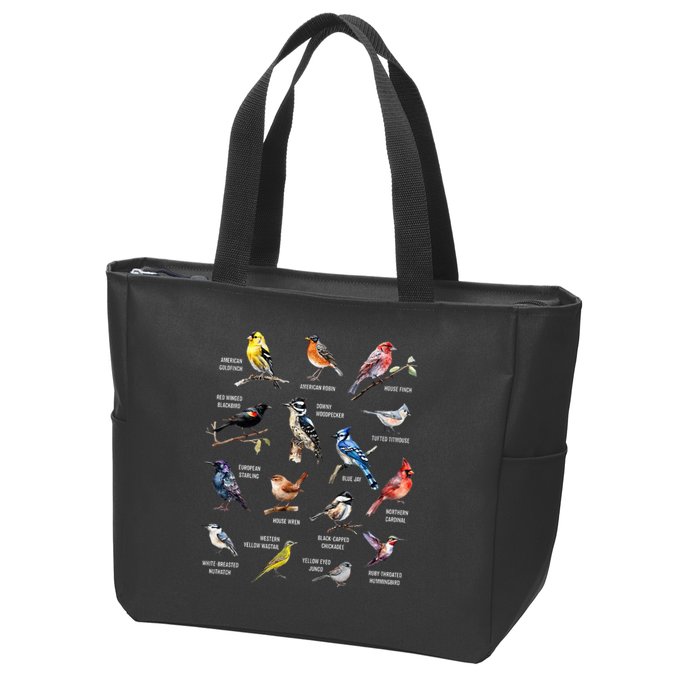 Bird Watching Bird Watcher Bird Lover Birder Birding Nerd Zip Tote Bag