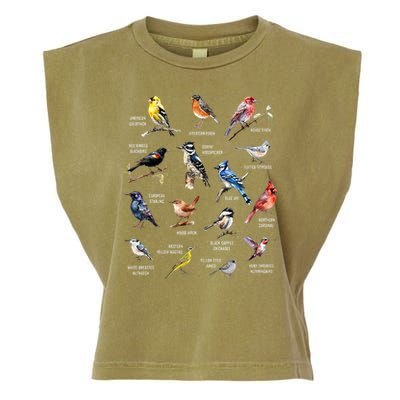 Bird Watching Bird Watcher Bird Lover Birder Birding Nerd Garment-Dyed Women's Muscle Tee