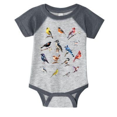 Bird Watching Bird Watcher Bird Lover Birder Birding Nerd Infant Baby Jersey Bodysuit