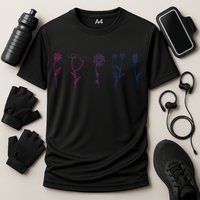 Bisexual Wildflower Bi Pride Bi Pride Bisexual Pride Cooling Performance Crew T-Shirt