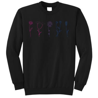 Bisexual Wildflower Bi Pride Bi Pride Bisexual Pride Sweatshirt