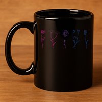 Bisexual Wildflower Bi Pride Bi Pride Bisexual Pride 11oz C Handle Ceramic Mug
