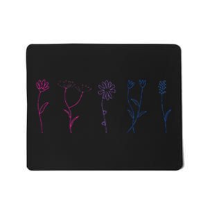 Bisexual Wildflower Bi Pride Bi Pride Bisexual Pride Mousepad