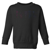 Bisexual Wildflower Bi Pride Bi Pride Bisexual Pride Toddler Sweatshirt