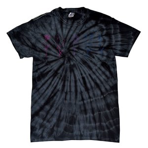 Bisexual Wildflower Bi Pride Bi Pride Bisexual Pride Tie-Dye T-Shirt