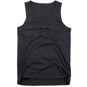 Bisexual Wildflower Bi Pride Bi Pride Bisexual Pride Tank Top