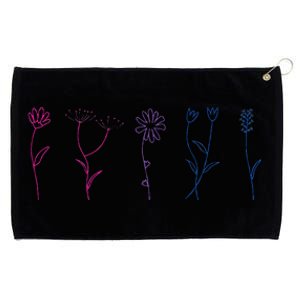 Bisexual Wildflower Bi Pride Bi Pride Bisexual Pride Grommeted Golf Towel