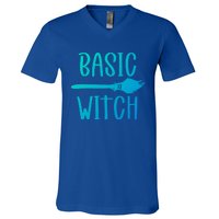 Basic Witch Broomstick Cool Gift V-Neck T-Shirt