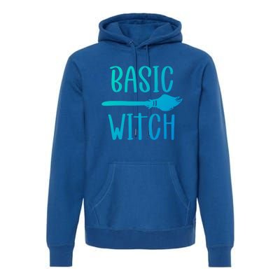 Basic Witch Broomstick Cool Gift Premium Hoodie