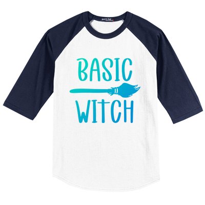 Basic Witch Broomstick Cool Gift Baseball Sleeve Shirt