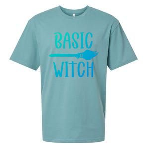 Basic Witch Broomstick Cool Gift Sueded Cloud Jersey T-Shirt