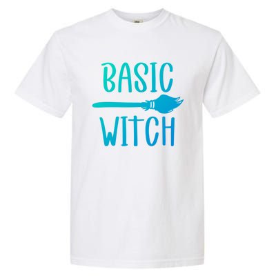 Basic Witch Broomstick Cool Gift Garment-Dyed Heavyweight T-Shirt